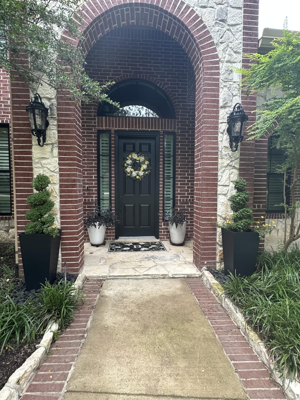 Veradek Pure Series Taper Planter - Tall Tapered Outdoor Planter with Shelf customer photo 2