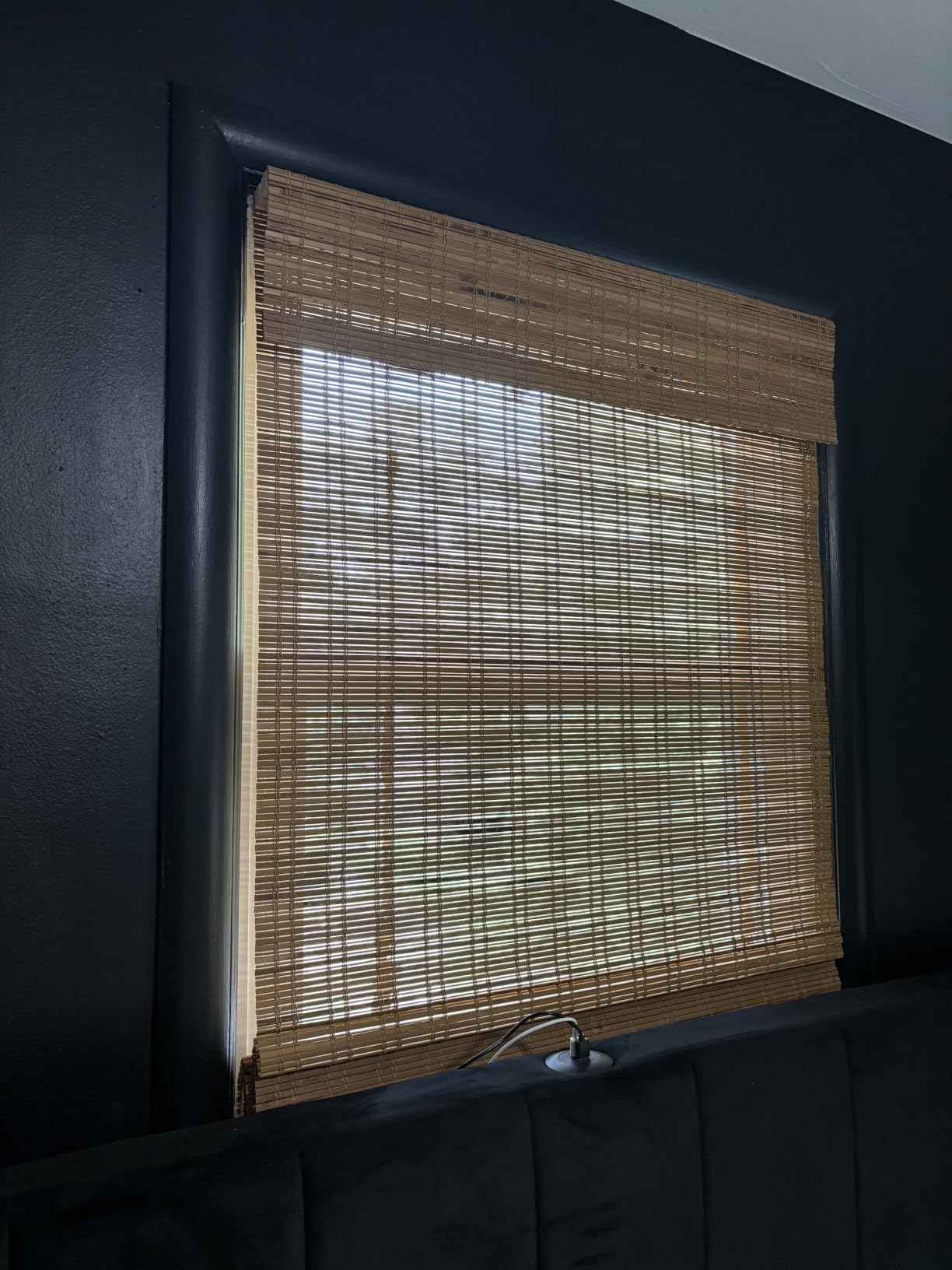 Bamboo Roman Shades w/Valance 20