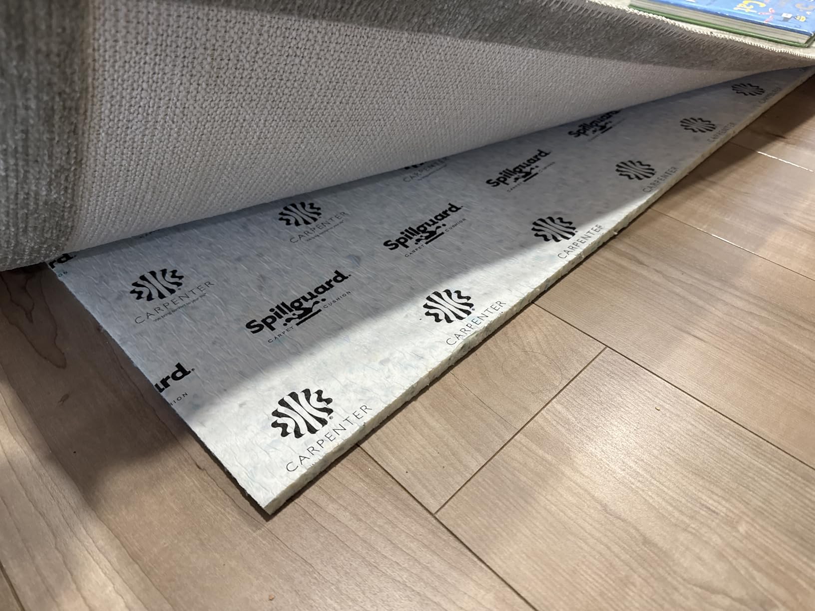 Spillguard Barrier Rug Pad | Visco Elastic Memory Foam | 3' x 5' | 1/2