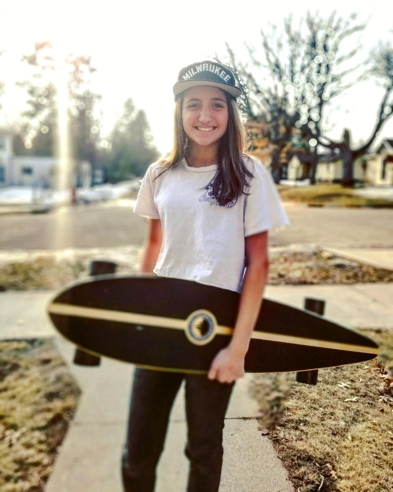 Yocaher Complete Pintail Longboard Skateboards w/Premium Grip Tape, Aluminum Truck, ABEC-9 Bearings, 71mm Skateboard Wheels customer photo 2