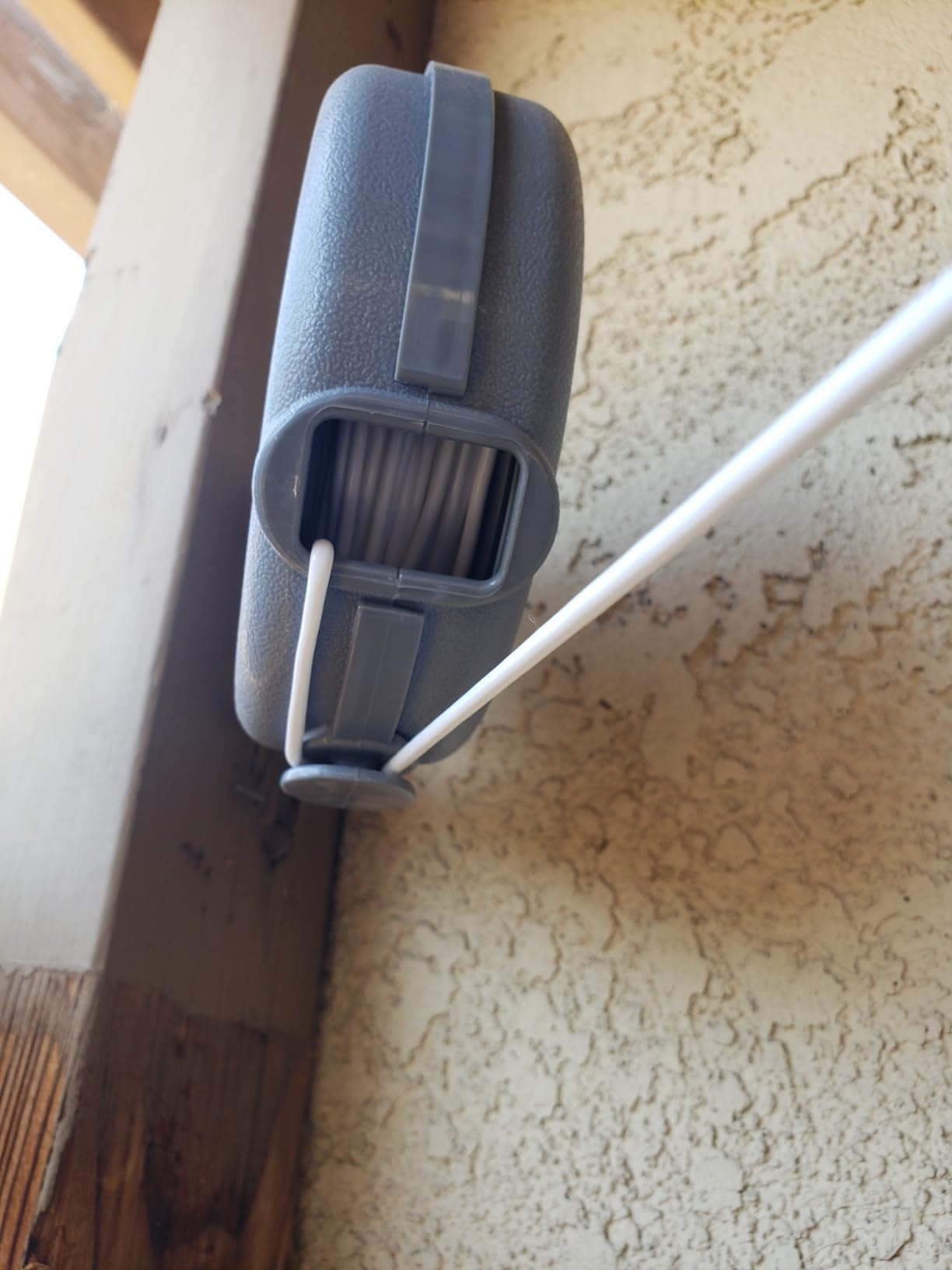 Retractable Clothesline - Heavy Duty Indoor & Outdoor Clothes Line, 45 Feet customer photo 2