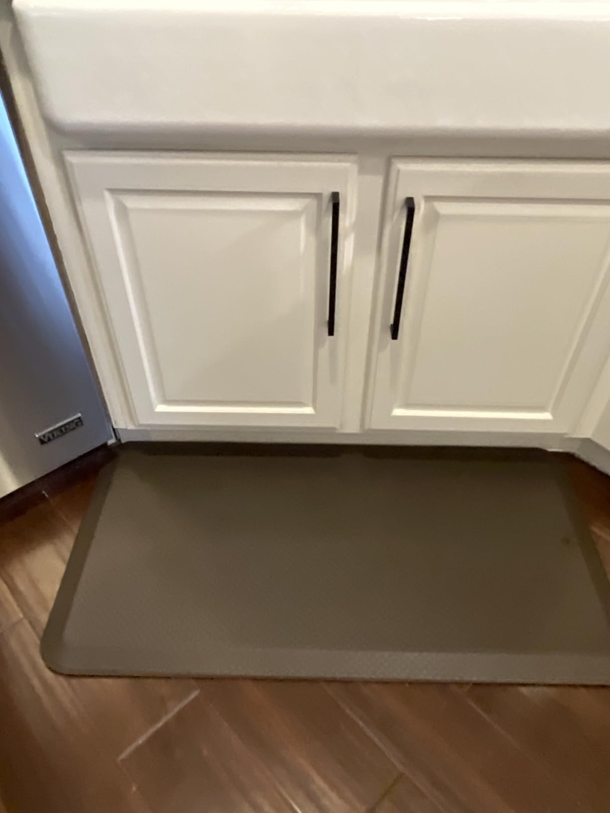 KANGAROO Cushioned Anti Fatigue Kitchen Mats for Floor, 17x24 Black customer photo 2