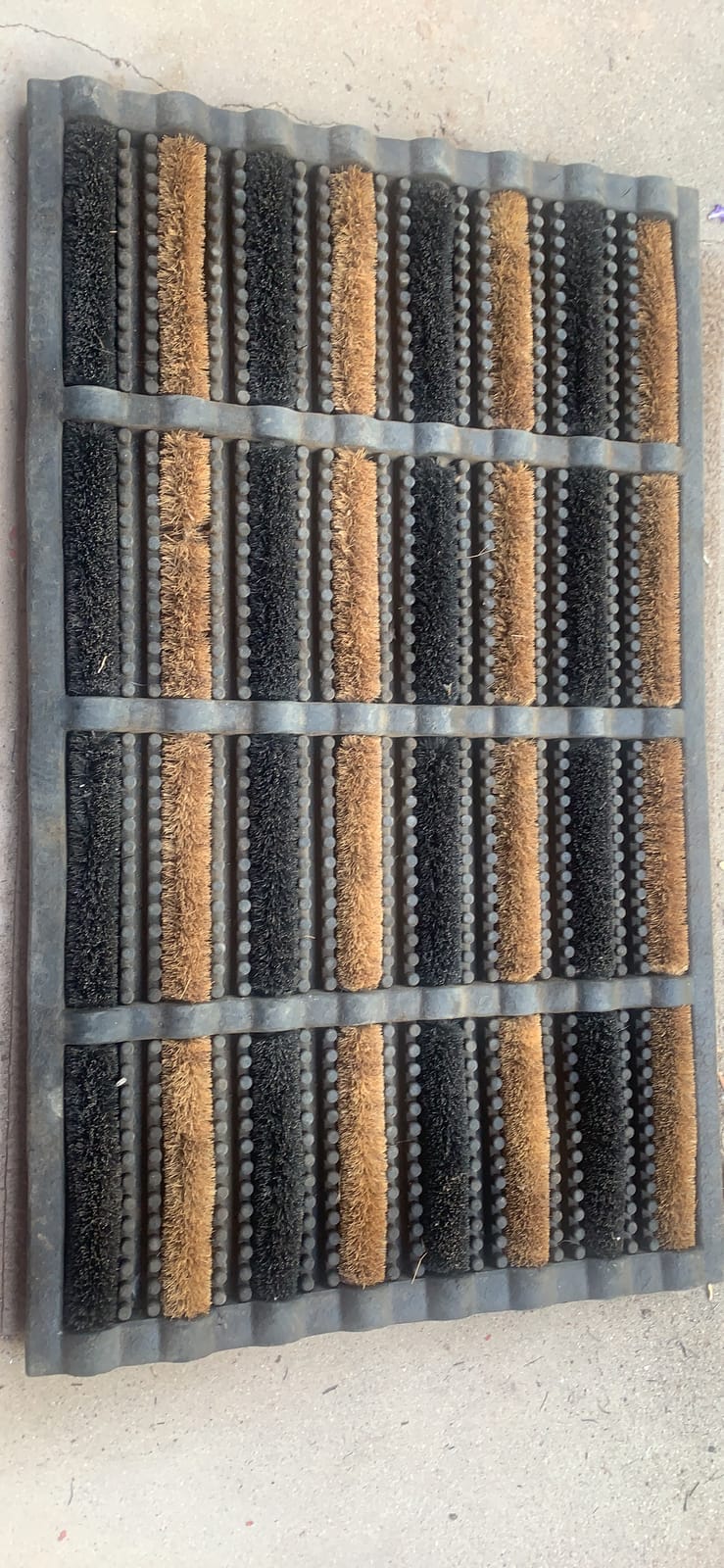 FOOTMATTERS Ninamar Mud Scrubber Tray Mat - 29.5 x 17.5 inch customer photo 2