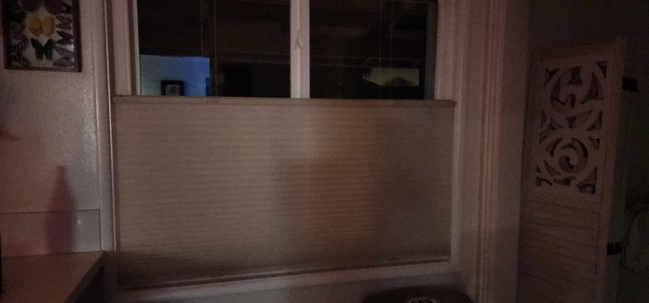 BlindsAvenue Cordless TDBU Cellular Shade, White, 35