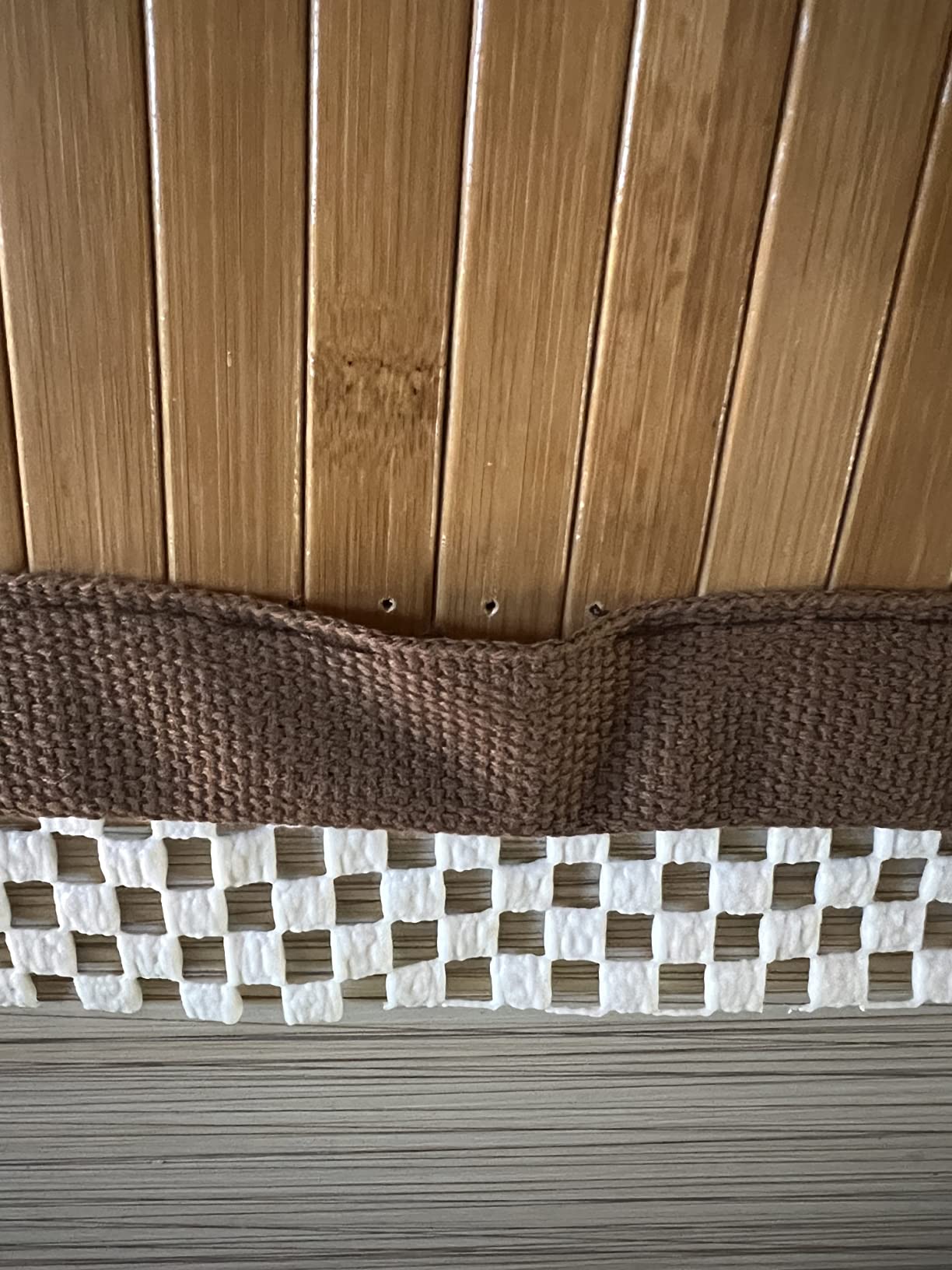 5' X 8' Floor Carpet, Bamboo Area Rug Floor Carpet Natural Bamboo Non-Slip Roll Runner Indoor Outdoor for Bathroom, Kitchen, Garden (60” x 96”) customer photo 1