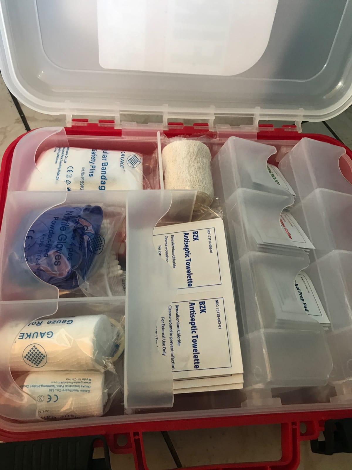 M2 BASICS 350 Piece Professional Wall-Mount First Aid Kit, Home, Business customer photo 1