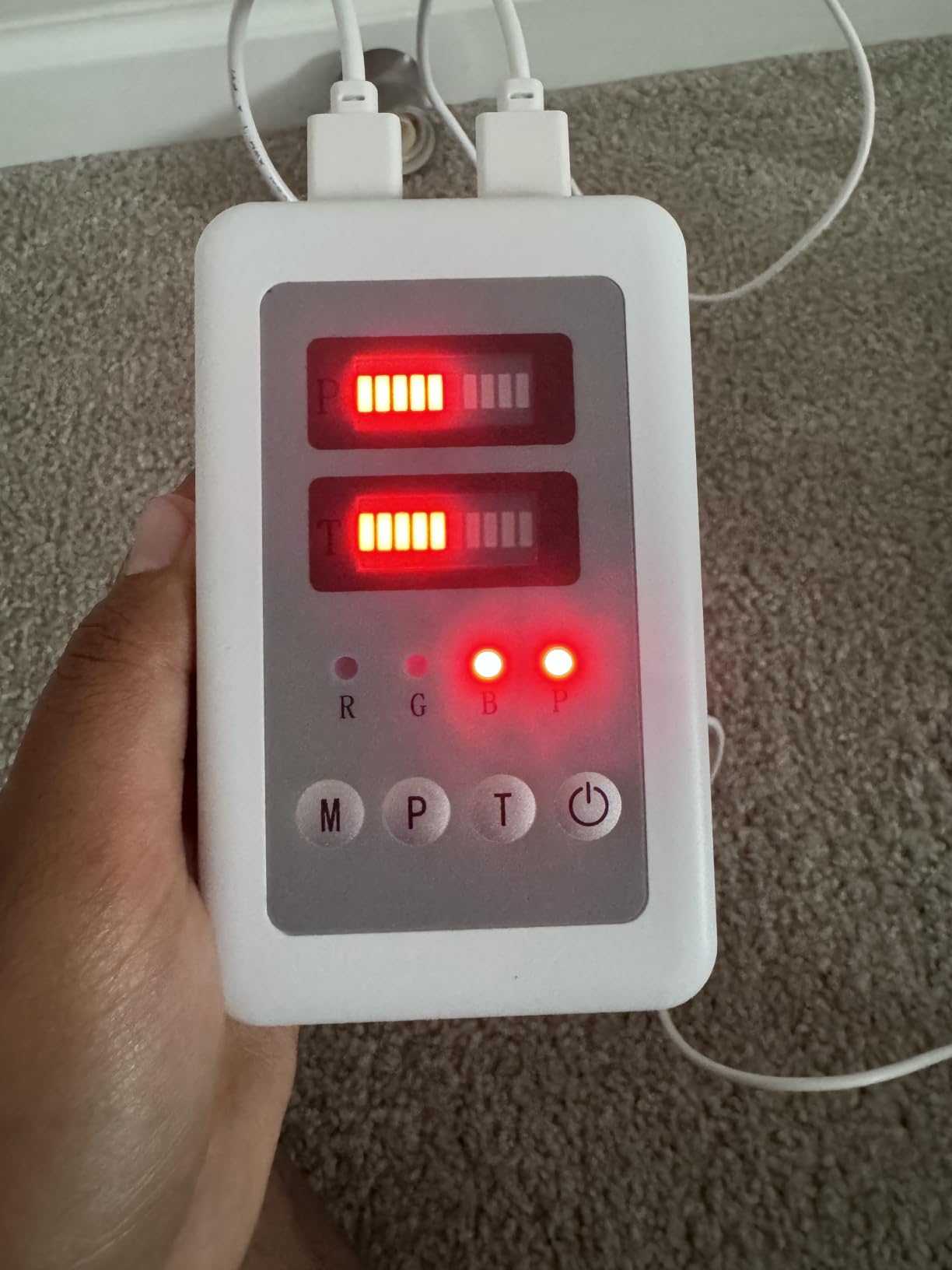Aphrona | FDA cleared Moonlight LED Facial Mask Skin Care Mask, LED Light Therapy for face, Red light Blue light for Acne Removal Wrinkle Reduction, 450 Powerful LED Chips customer photo 2