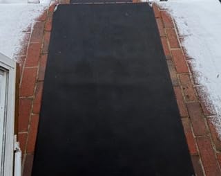 HeatTrak Heated Snow Melting Mats for Entrances - Heated Outdoor Mats - Trusted Snow and Ice Melt Products - Includes GFCI Power Cord - No-Slip Heating Entrance Mat (40