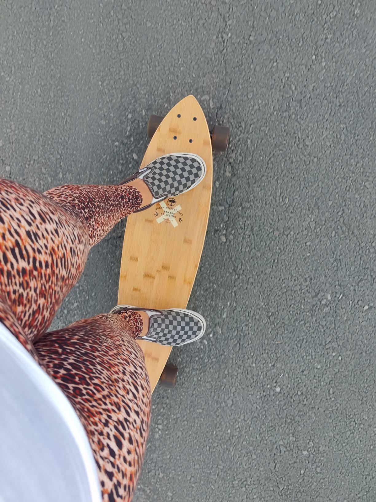Arbor Collective Fish Bamboo Longboard Complete customer photo 1