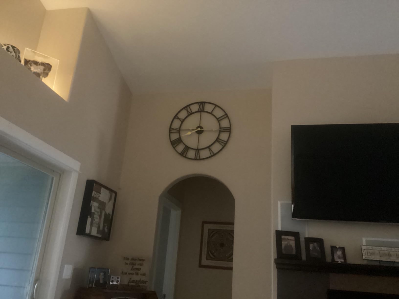 INFINITY TIME 30 Inch Wall Clocks for Living Room Decor, Roman Numeral customer photo 2