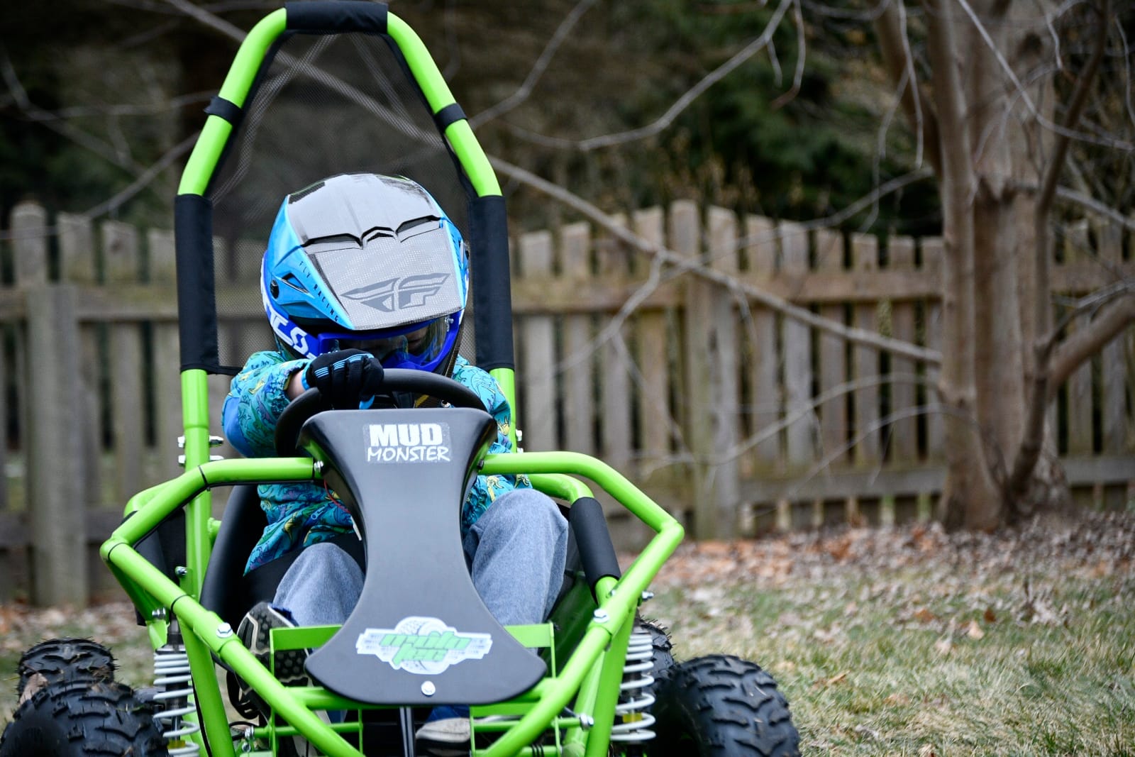 MotoTec Mud Monster 98cc Go Kart Full Suspension Green customer photo 1