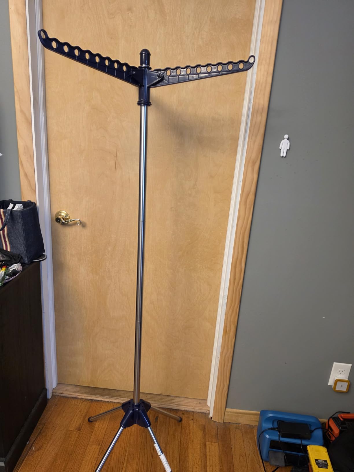 SONGMICS Clothes Drying Rack, 61.6-Inch Drying Rack, 3 Rotatable Arms customer photo 2