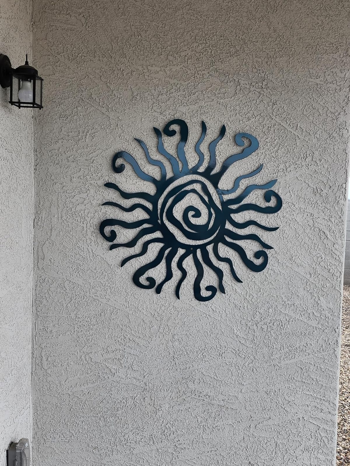 Riverside Designs Wacky Sun Metal Wall Art Indoor/Outdoor Decor - 18