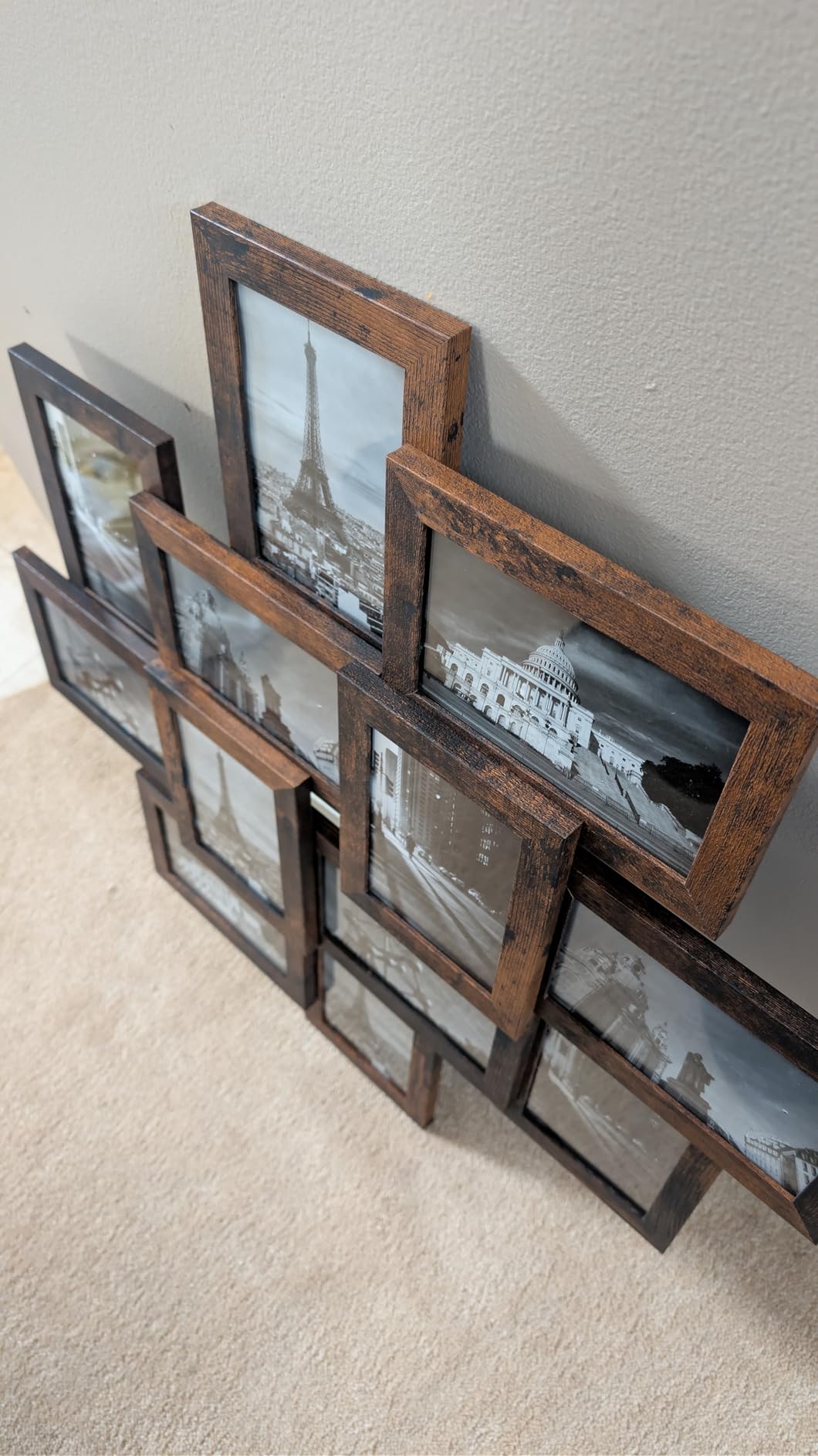SONGMICS 12-Pack 4 x 6 Collage Picture Frames with Glass Front customer photo 1