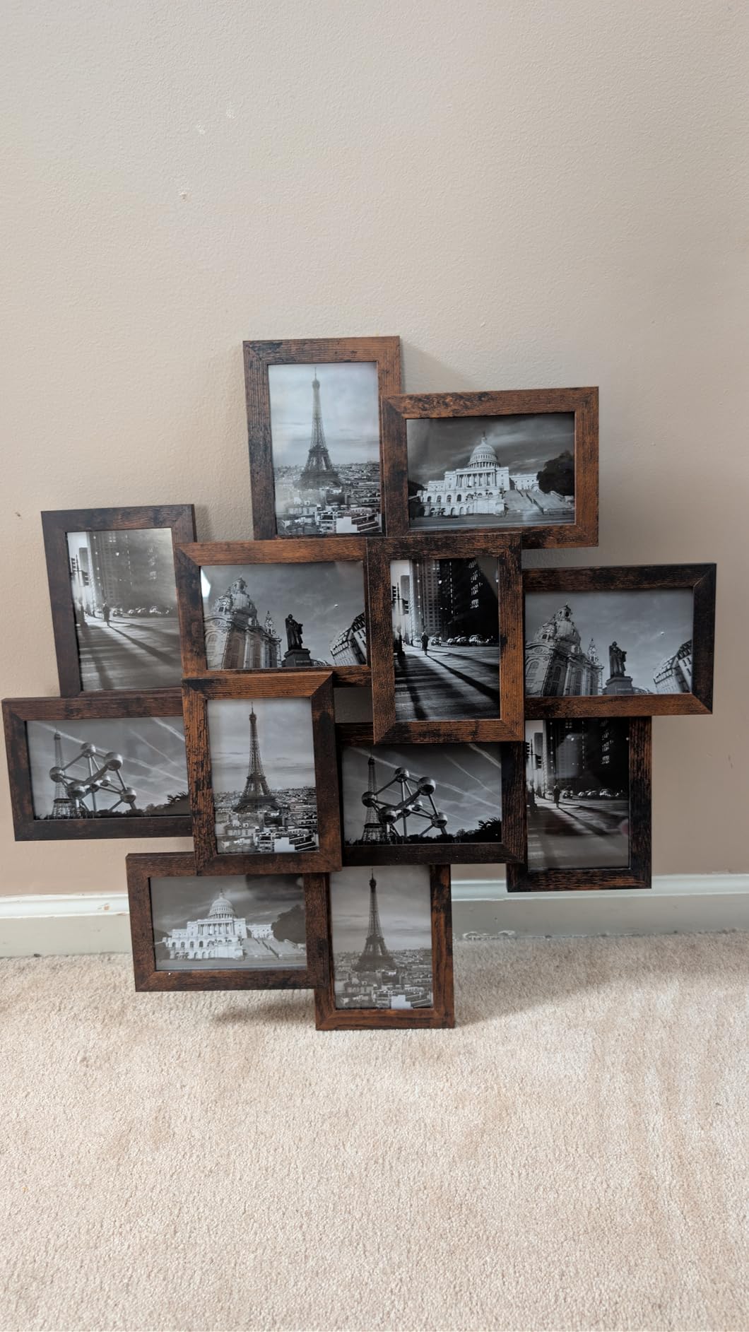 SONGMICS 12-Pack 4 x 6 Collage Picture Frames with Glass Front customer photo 2
