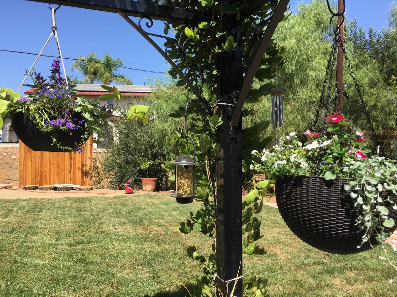 LA JOLIE MUSE Hanging Planter Baskets for Outdoor Plants, Set of 2, 13 Inch customer photo 2