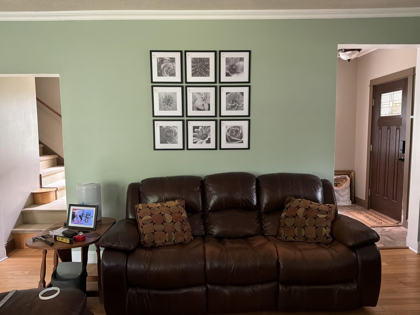 eletecpro Picture Frames Set of 9, 12x12 in, Acrylic Cover, Black customer photo 2