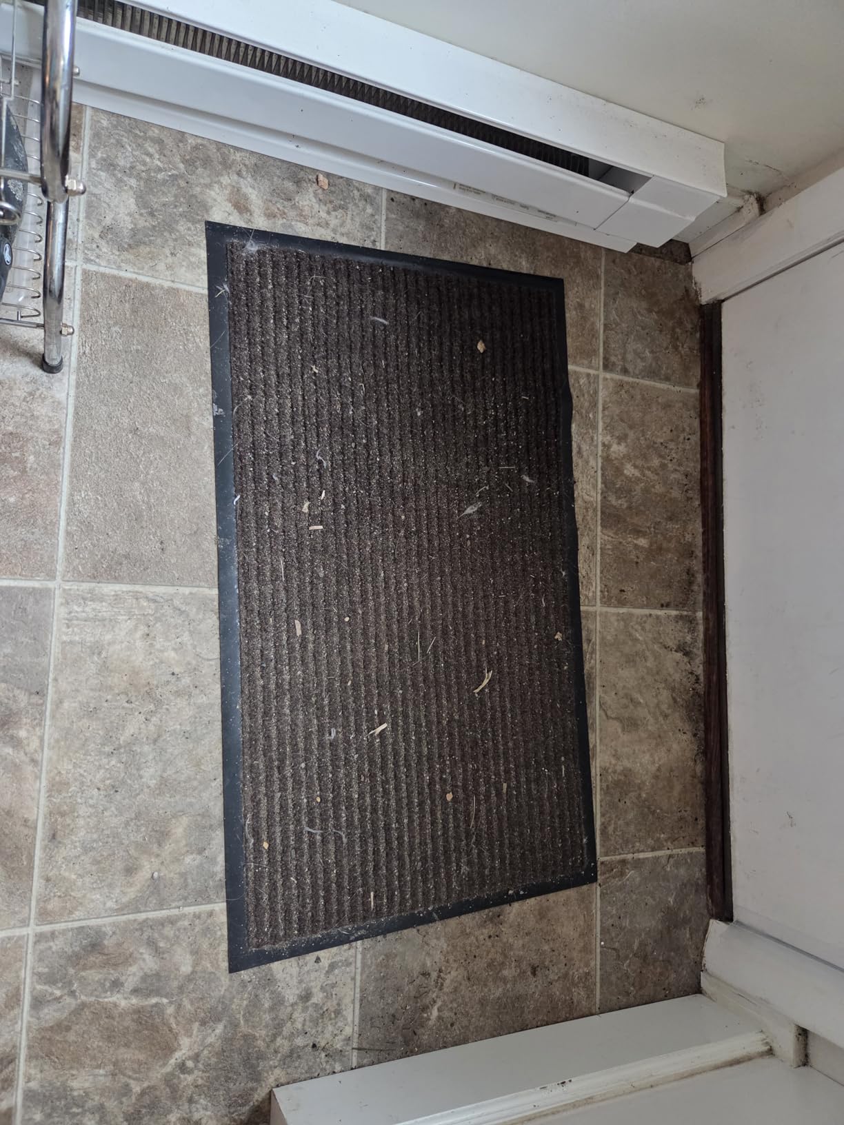 GORILLA GRIP Traffic Guard Indoor Outdoor Heavy Duty Door Mat, 72x48 Black customer photo 2