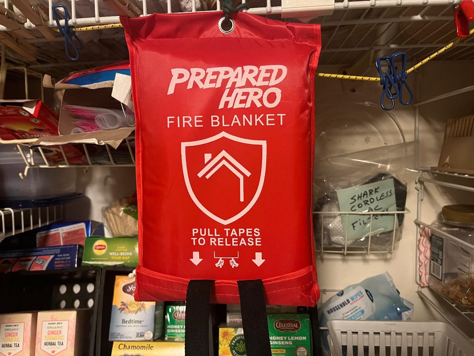 Prepared Hero Emergency Fire Blanket, Kitchen & Home, 39 x 39 in, 2 Pack customer photo 1