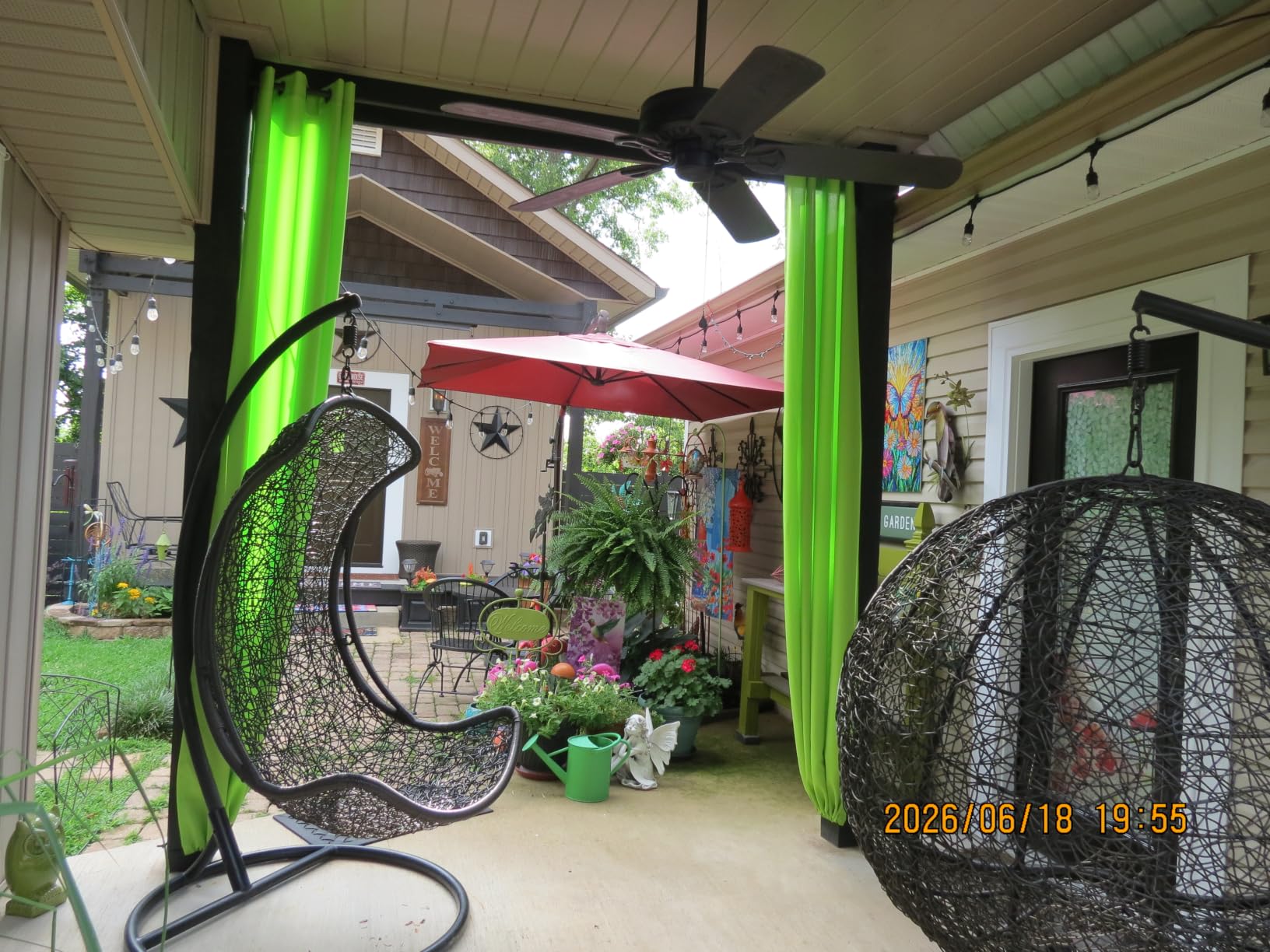 BONZER Waterproof Outdoor Curtains for Patio customer photo 2