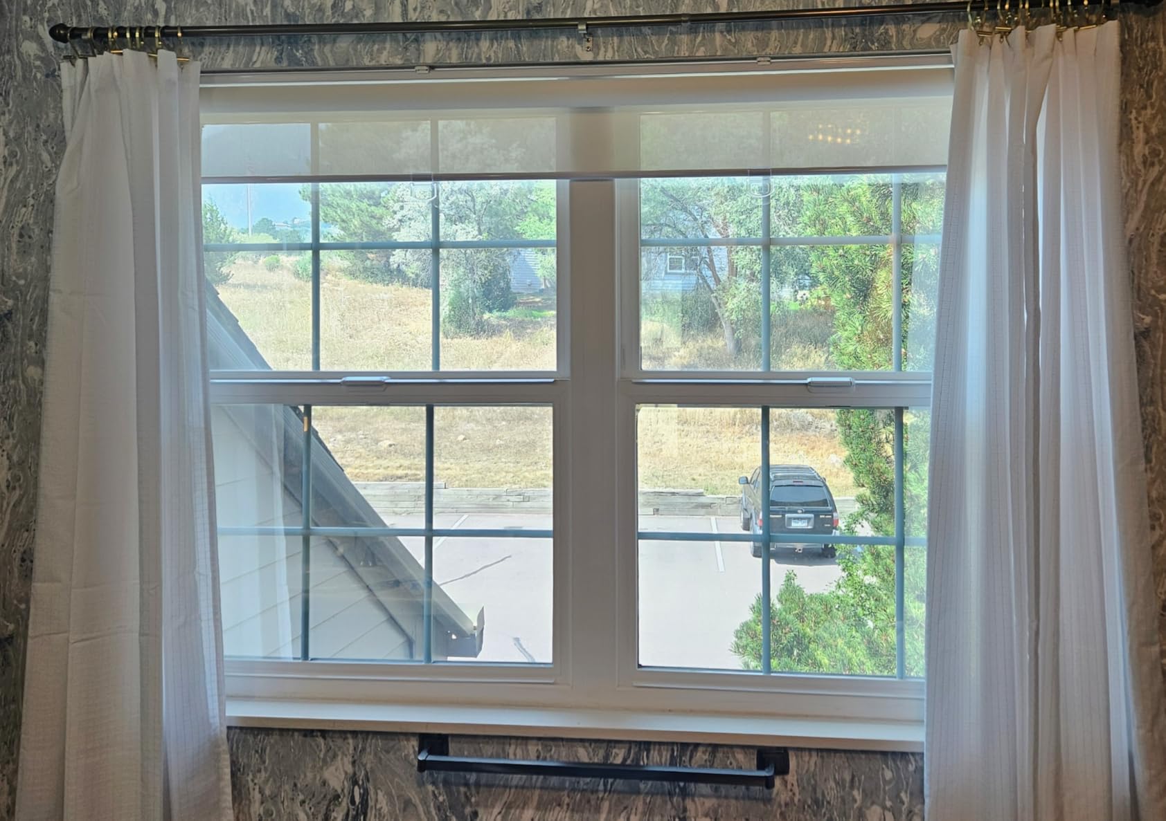 AOSKY Light Filtering Roller Shades for Indoor Windows, 35