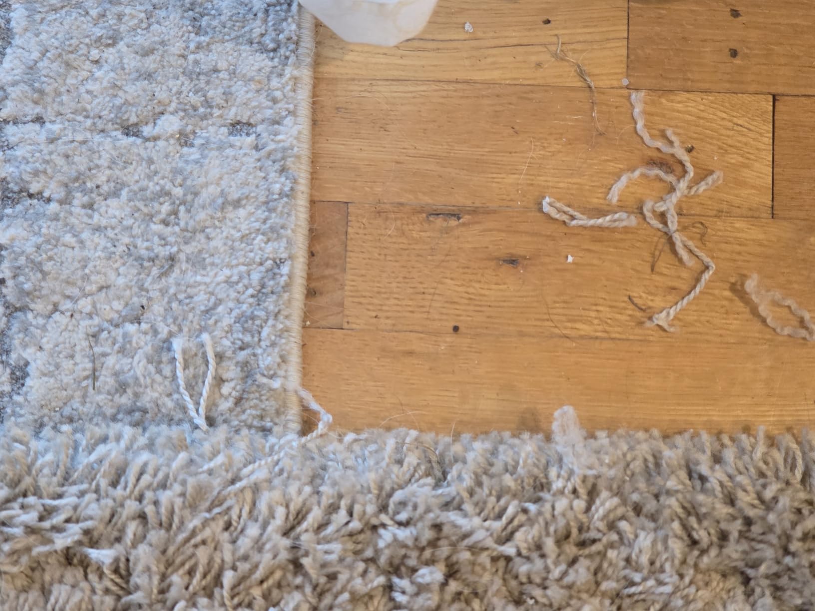 Mohawk Home Waterproof 5' x 7' Pet Friendly Non Slip Grip Rug Pad Spill Proof Reversible Felt Cushion + Rubber Gripper – Safe for All Floors customer photo 1