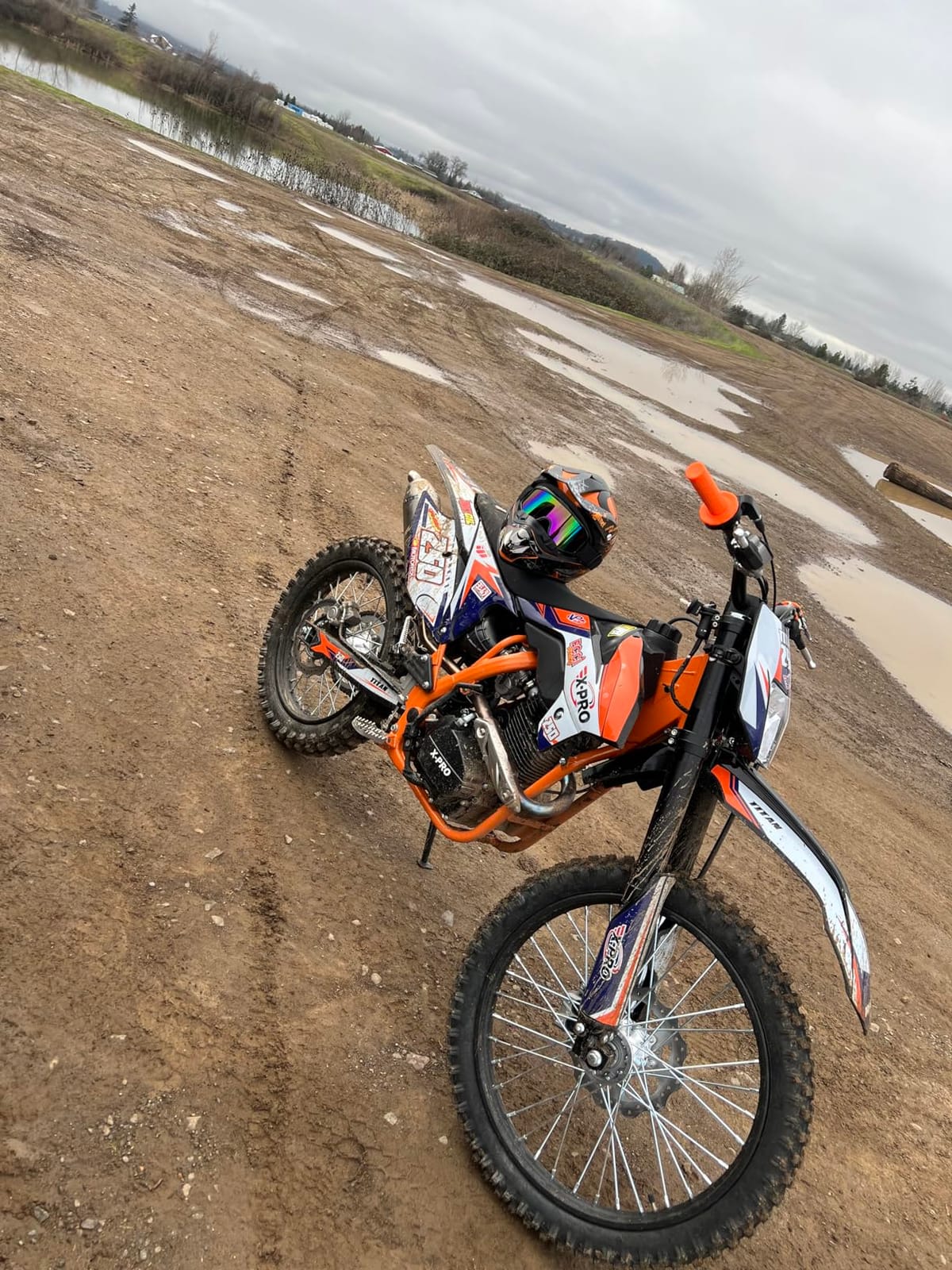 X-PRO 250cc Dirt Bike with LED Light Zongshen Engine Pit Bike Gas Dirt Bikes Adult Pitbike, Big 21