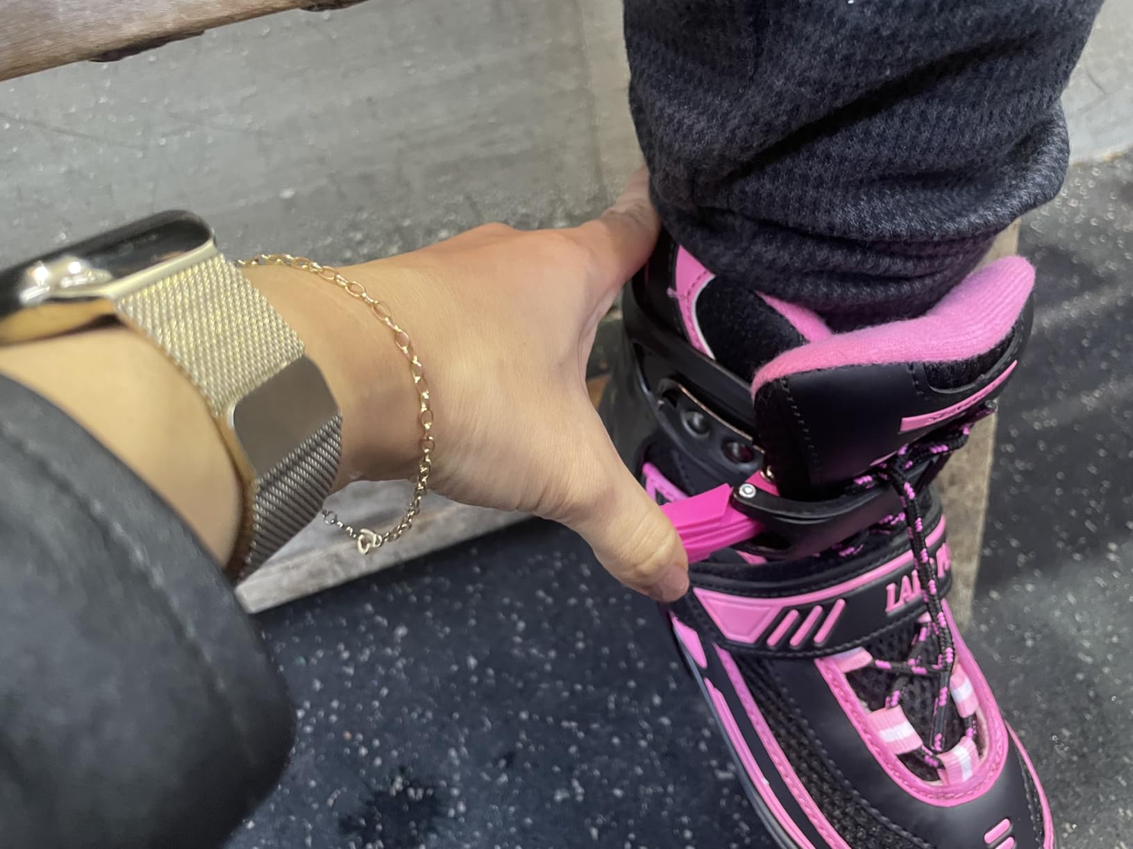 Lake Placid Summit Adjustable Youth Ice Skates customer photo 1