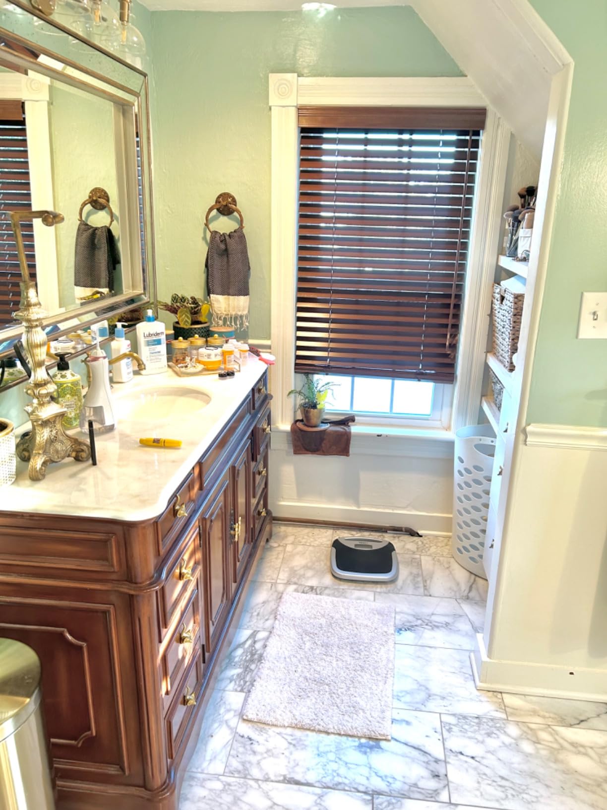 2 Inch Cordless Real Wood Blinds, 12 to 84 Wide x 12 to 84 High, White customer photo 2