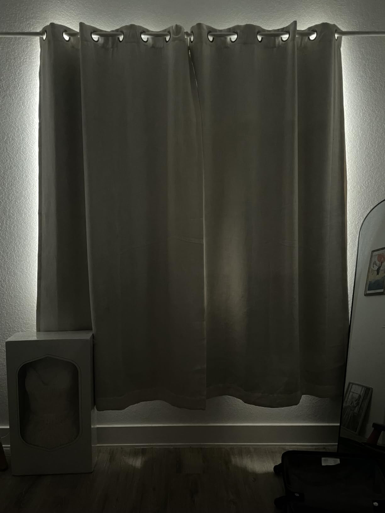 Boolegon Cordless Blackout Roller Shades for Windows, Black, Custom Size customer photo 2