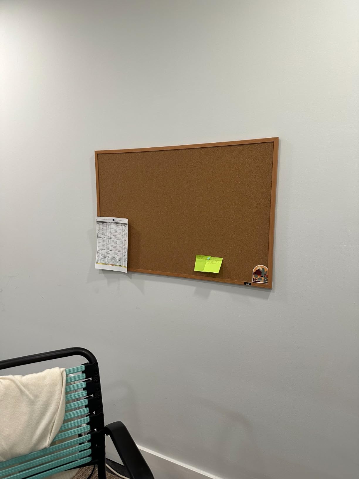 Mr. Pen- Cork Board, 24”x36”, Bulletin Board, Cork Bulletin Board customer photo 2