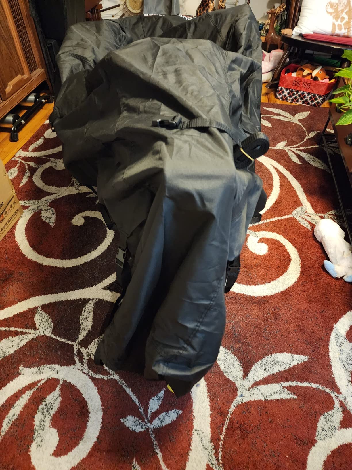 Tough Cover Snowmobile Cover, Premium 600D, XL Fit, Black | Heavy-Duty Waterproof Fabric, Elastic Hem And Locking Buckles customer photo 2