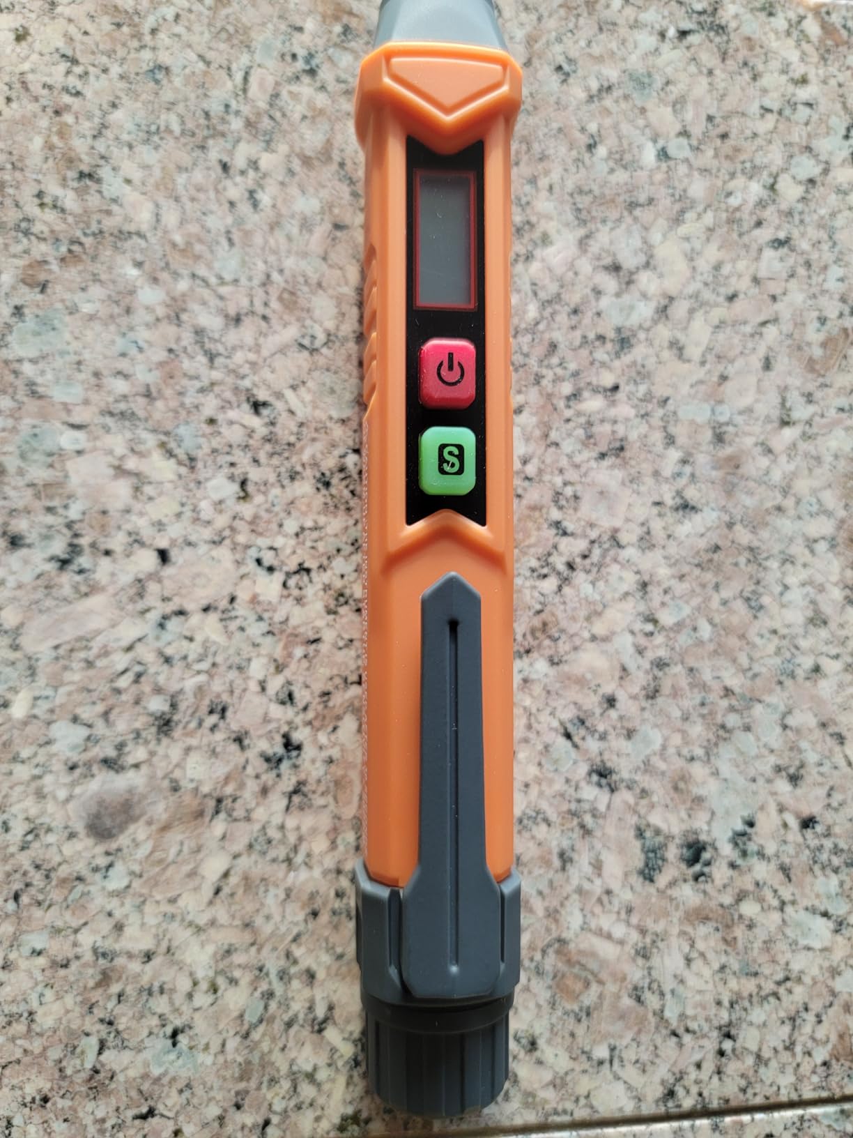PT199 Natural Gas Leak Detector with Audible & Visual Alarm, Portable Gas Sniffer to Locate Combustible Sources Like Methane, Propane for Home(Includes Battery x2)-Orange customer photo 2