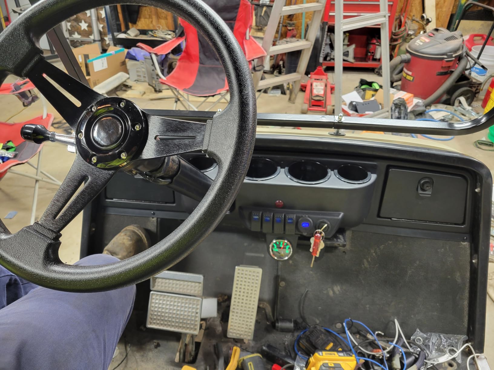 HECASA Dash Kit Compatible with 1995-2007 G14 G16 G19 G22 Golf Cart Carbon customer photo 1