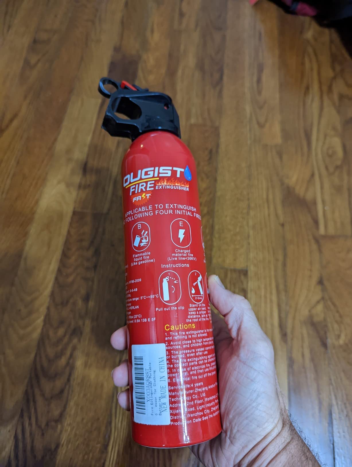 Fire Extinguisher Spray for Vehicle & Home 620ml 2 Count, Car Fire Extinquishers, Prevent Re-lgnition, Best Suitable for Kitchen,The House Car Truck Boat Water-Based Mini Fire Extinguishers customer photo 1
