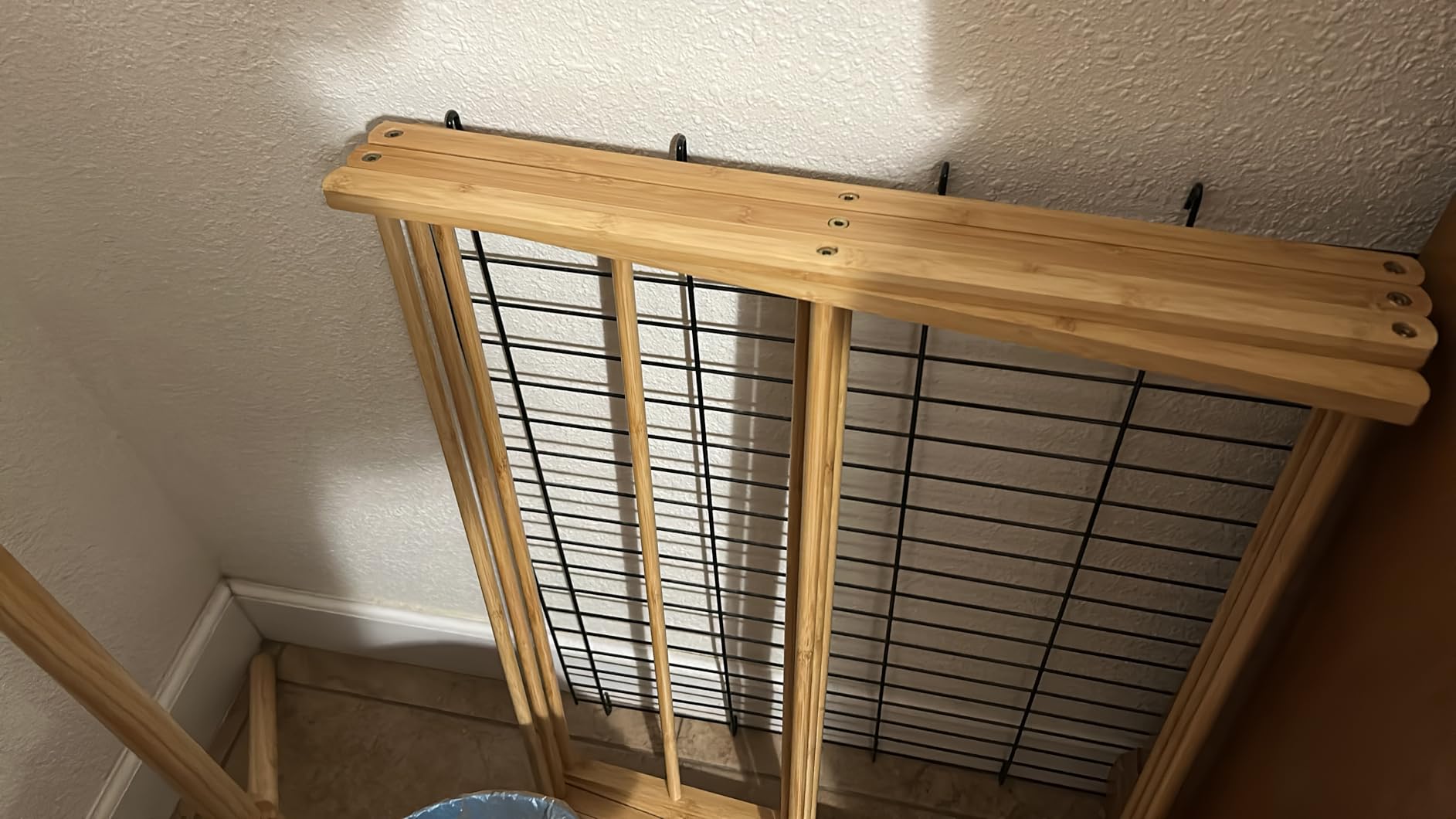 Honey-Can-Do Collapsible Bamboo Drying Rack – Sturdy & Foldable Laundry Drying Rack, Space-Saving & Portable Clothes Rack for Air-Drying Clothes, Towels, Blankets & Delicates, Indoor & Outdoor Use. customer photo 1