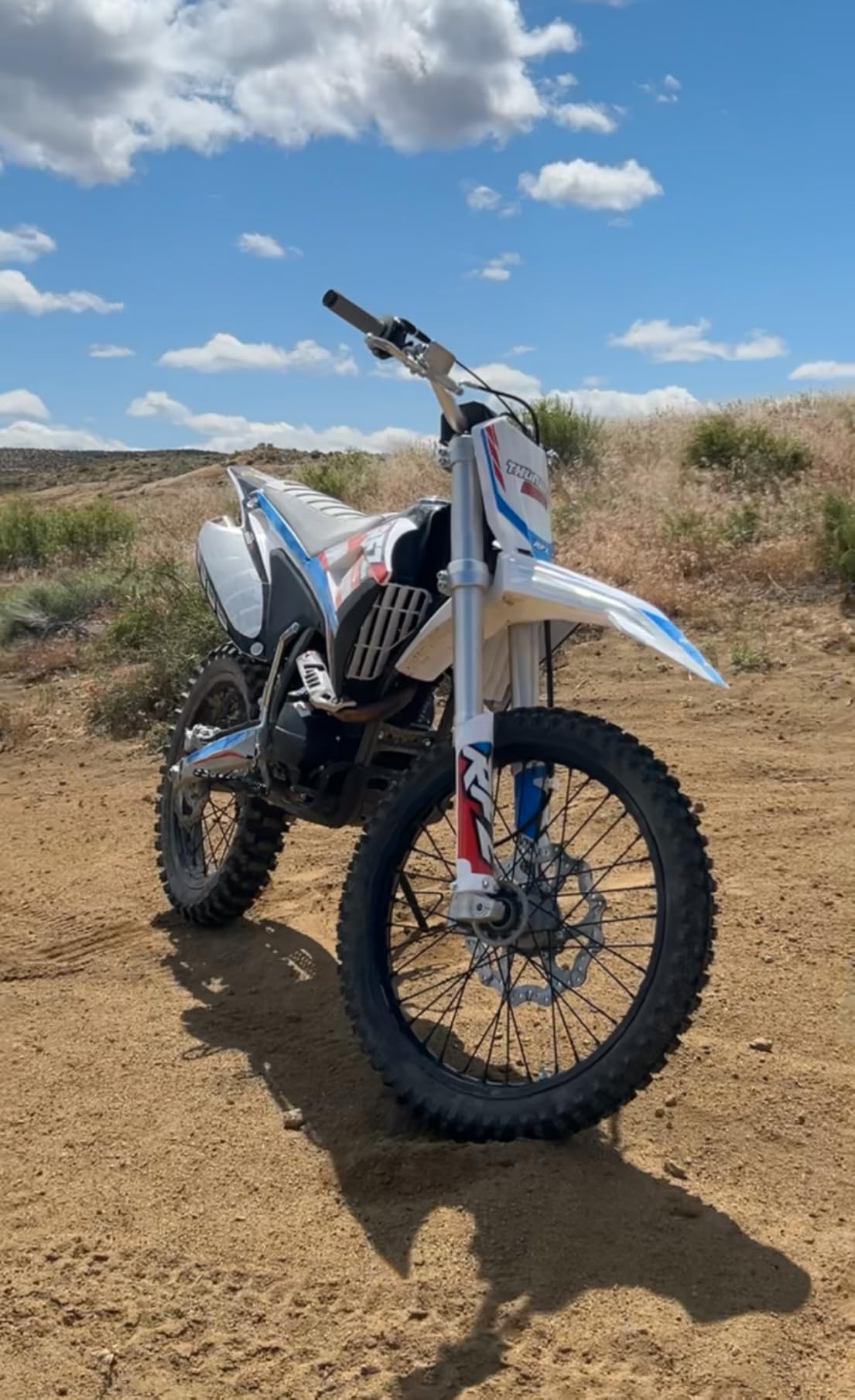 HHH Apollo RFN Thunder Proactive 250 Dirtbike 5 Speed 250cc Bike Racing Dirt Bike (Blue) customer photo 2