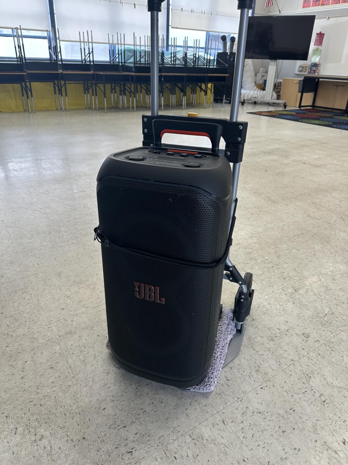 330 LB Capacity Folding Hand Truck Dolly Cart, Portable Aluminum Dolly Cart with Telescoping Handle and Rubber Wheels for Moving,Shopping,Travel,Office Use. customer photo 2