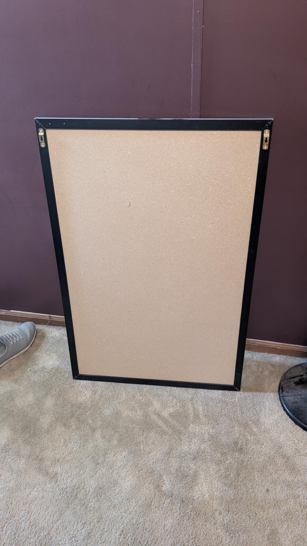 VEVOR 24 x 36 Cork Board, Large Bulletin Board with Black MDF Frame, Wall Mounted Pin Board for Office, School and Home Decor, Hanging Message Board for Pictures and Notes, 10 Push Pins Included customer photo 1