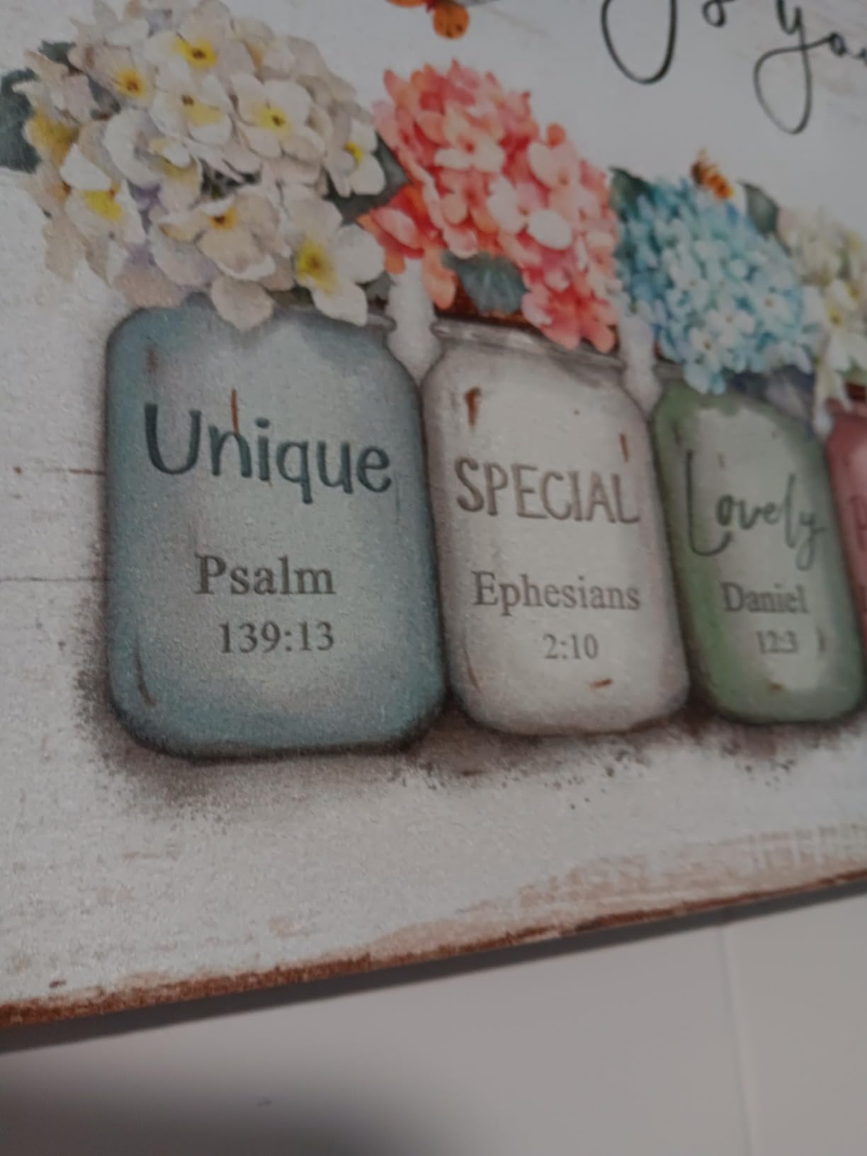 Inspirational Bible Verse Wall Art: God Says You Are Wall 12