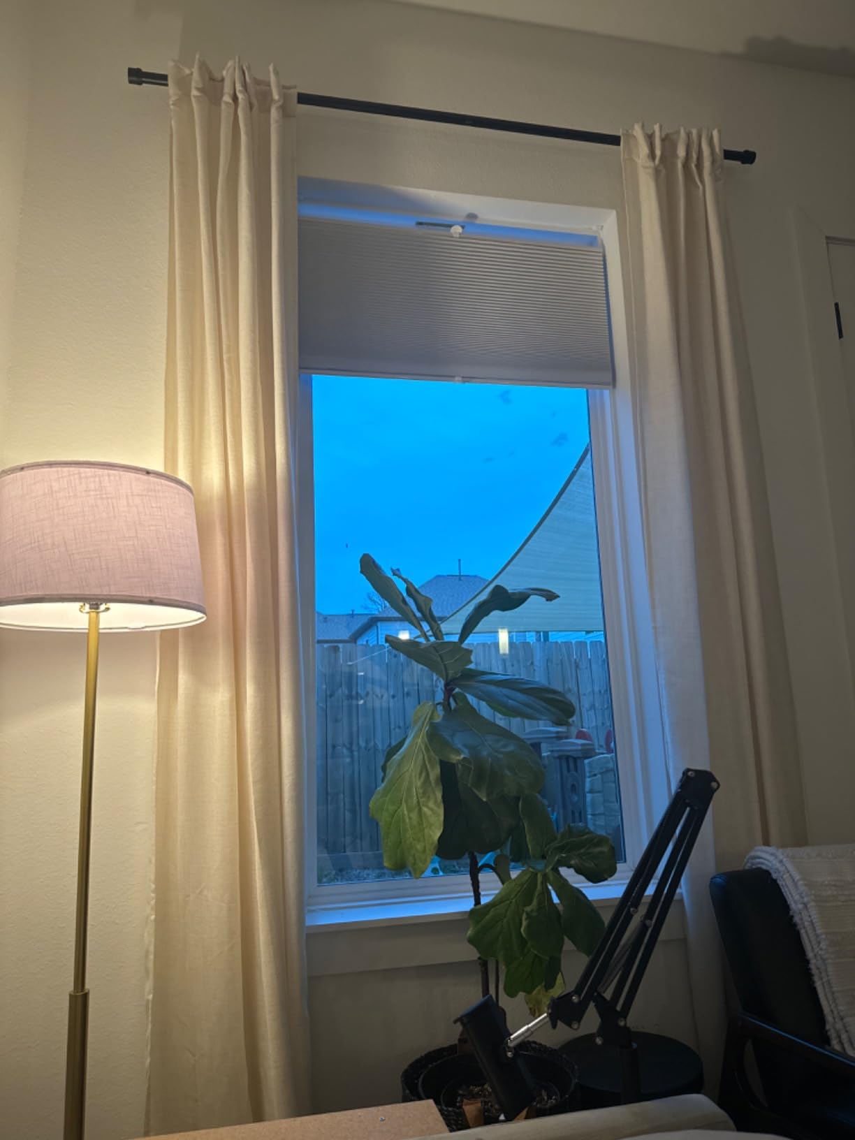 Top Down Bottom Up Cellular Skylight Shades for Ceiling & Door & Window customer photo 1