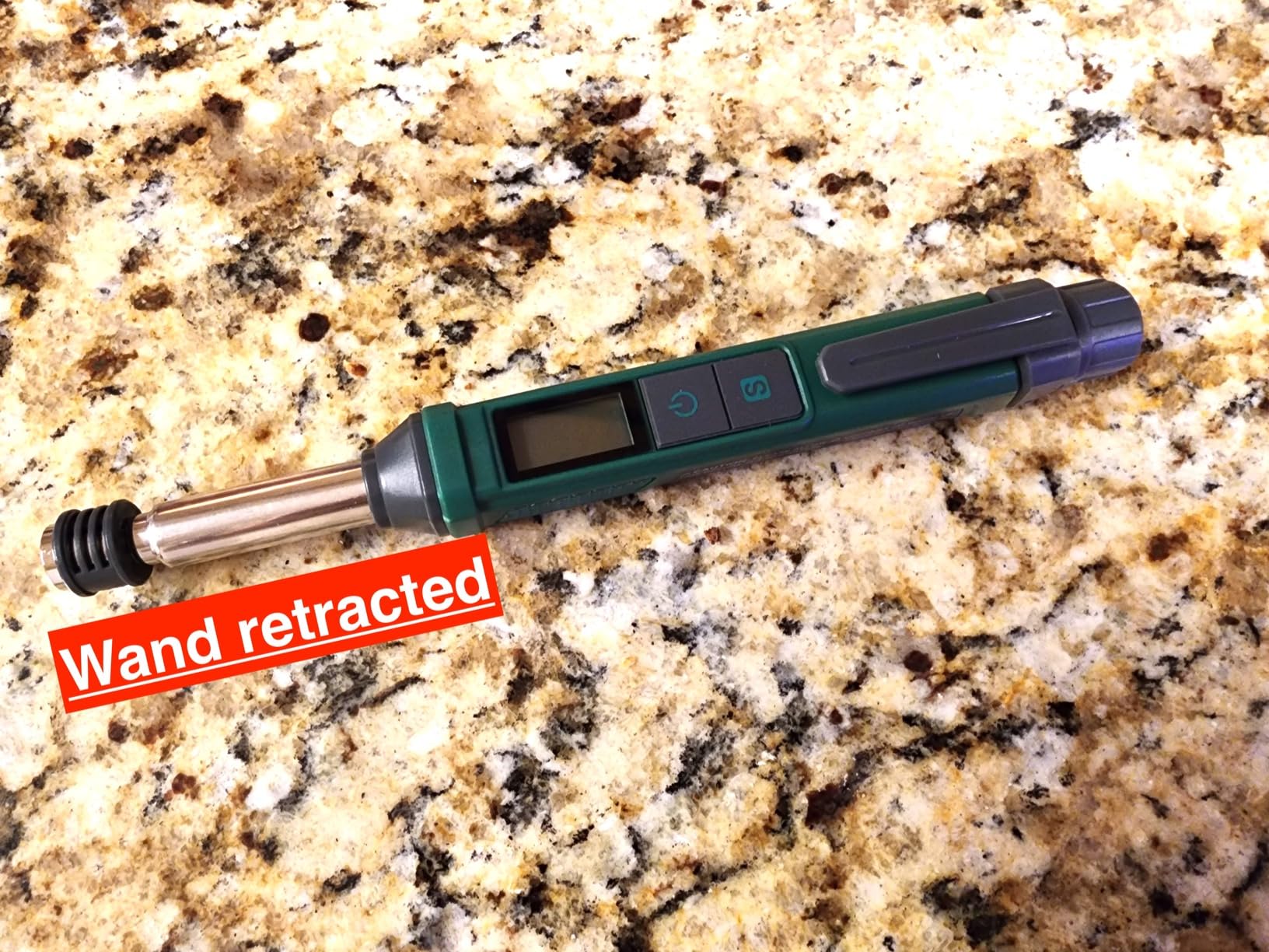 Natural Gas Detector, TopTes PT299 Gas Leak Detector with Extendable Rod, Portable Propane Sniffer for Detecting Combustible Leaks Like Methane & Butane for Home, RV (Includes Battery x2) - Orange customer photo 1