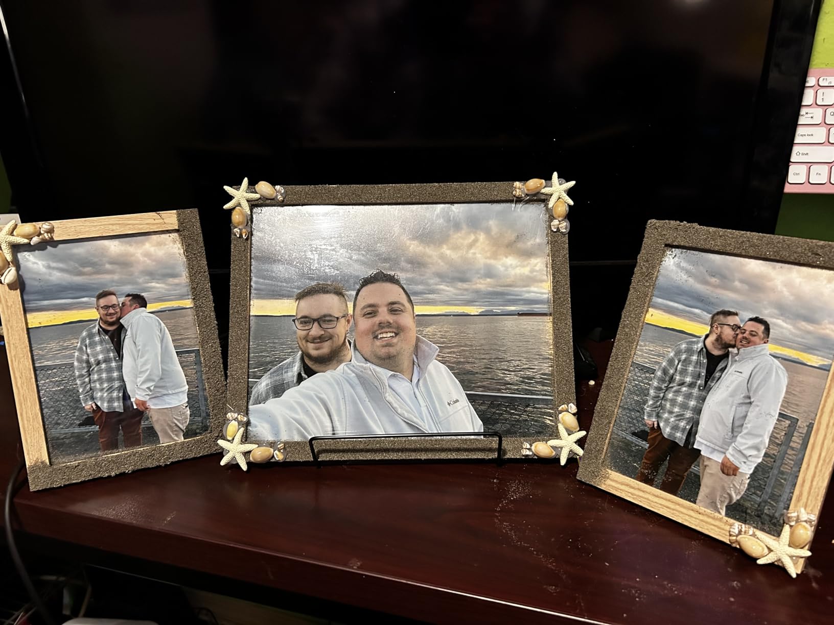 upsimples Picture Frames Set of 10, Including 8x10, 5x7, 4x6 Black Frame customer photo 2