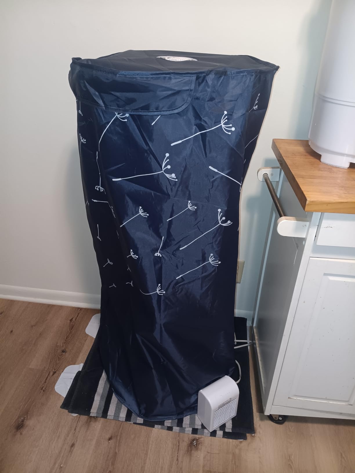 Portable Dryer, 46Inch-1000W Portable Clothes Dryer for Apartments, Portable Dryers Machine with Storage Bag, Mini Clothes Dryers for Travel, Home, RVs customer photo 1
