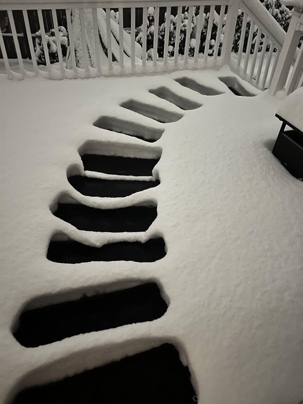 Riakrum 4 Pcs Heated Snow Melting Mats Outdoor, 10 x 30 in Winter Anti-Slip Heated Rubber Mat for Walkways Decks and Sidewalks, Electric Snow and Ice Melting Pads Connection with 9.84 ft Power Cord customer photo 2