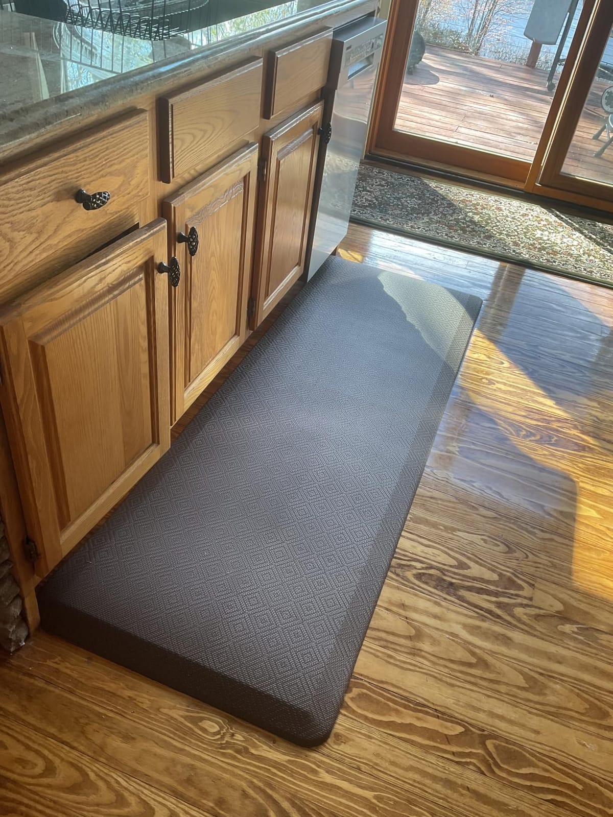 Ophanie Kitchen Mats for Floor,3/4 inch Thick,20x32 Anti Fatigue Cushioned Mat,Kitchen Rugs,Waterproof,Comfort Ergonomic Standing Mat for Office,Home,Sink with 99+ Pairs of Anti-Slip Bottom Ridges customer photo 2