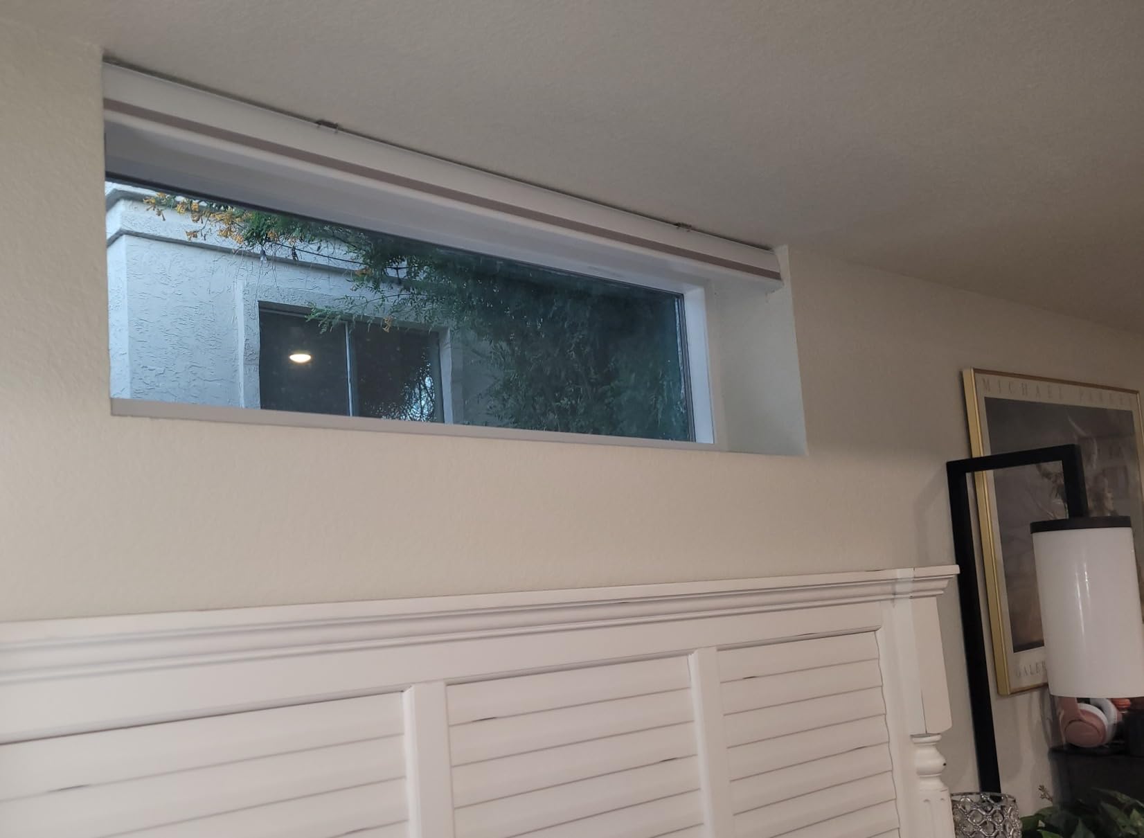 Yoolax Motorized Cellular Shades, Custom, Light Filtering, White Double customer photo 2