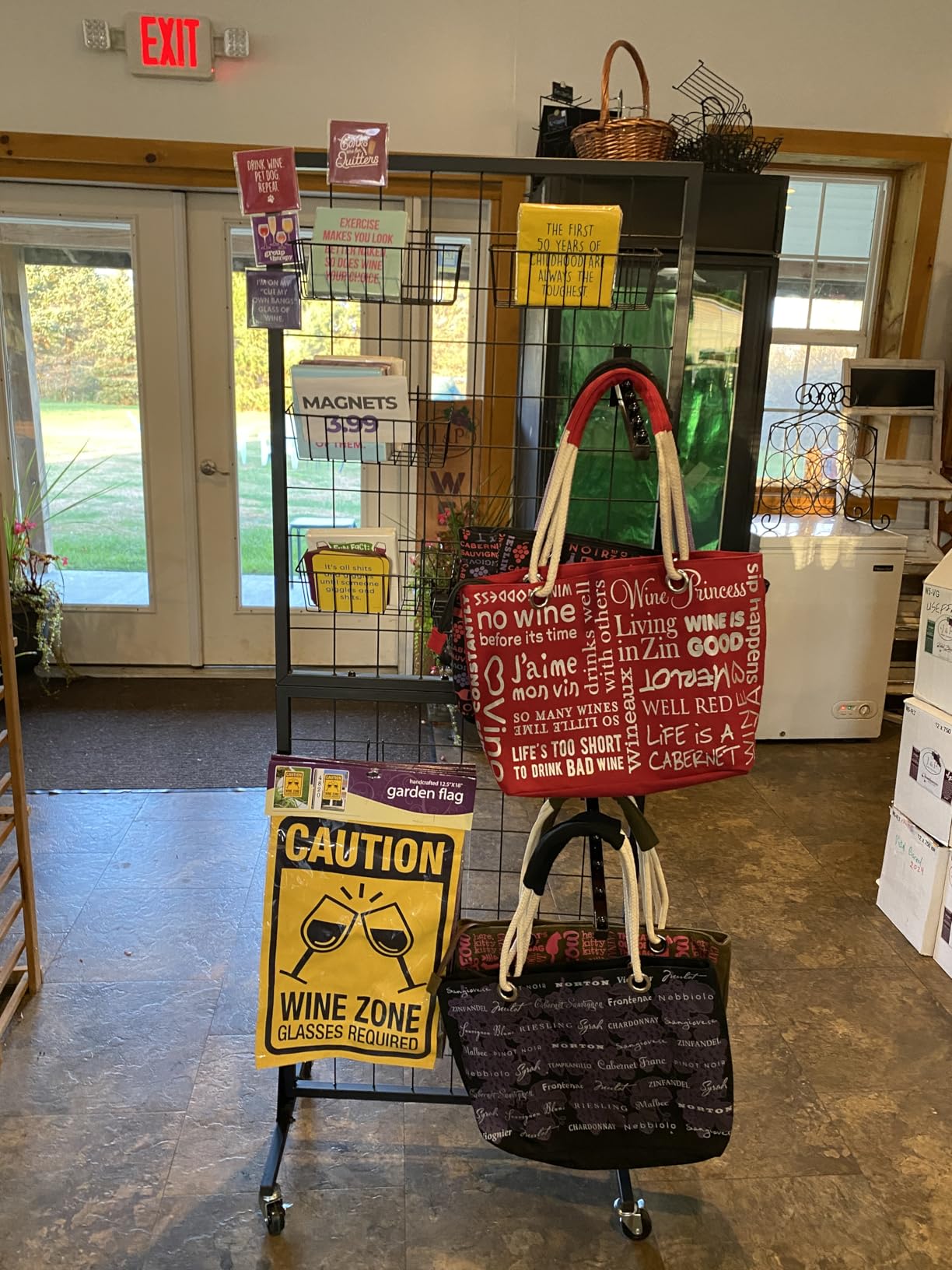 Gridwall Panel Display Stand, 2'x5.5' Heavy Duty Floor Standing Rack with Detachable Girdwall, Movable Silent Wheel, Easy to Transport, Ideal for Retail & Craft Fairs customer photo 1