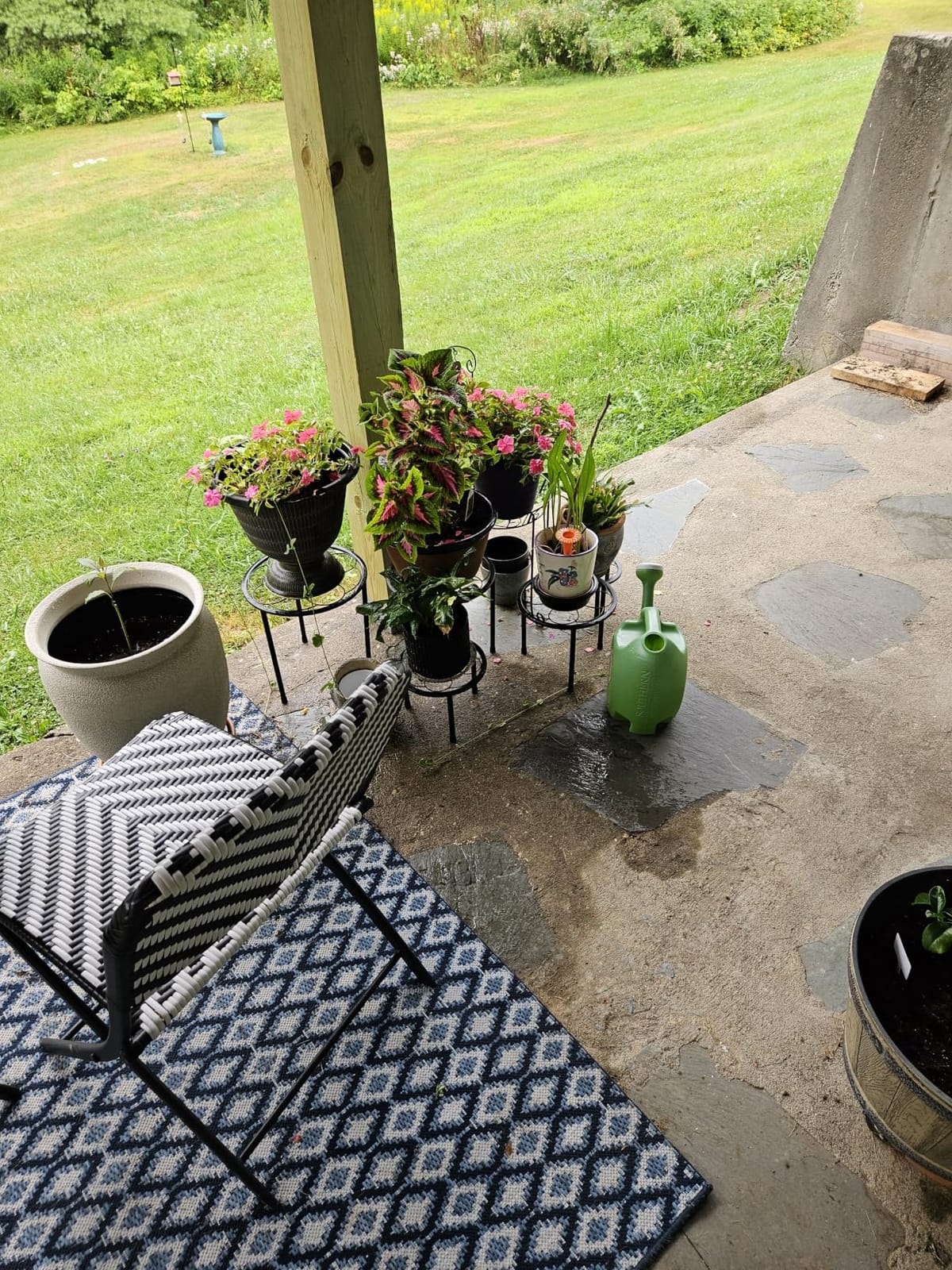 Amaoot 5 Pack Metal Plant Stand, Iron Plant Stands for Indoor and Outdoor customer photo 1
