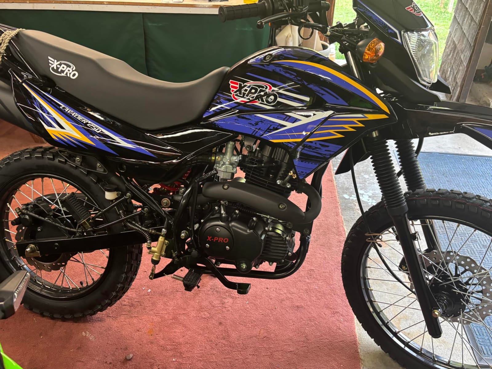 X-PRO Cavalier 250 with Zongshen Counter Balanced Engine 5-Speed Manual Transmission Dual Sports Enduro Dirt Bike, 21